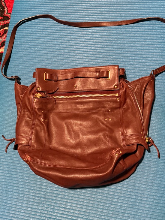 Jerome Dreyfuss Handbags - Jerome Dreyfuss “Pedro” Burgundy Leather Crossbody Shoulder Bag